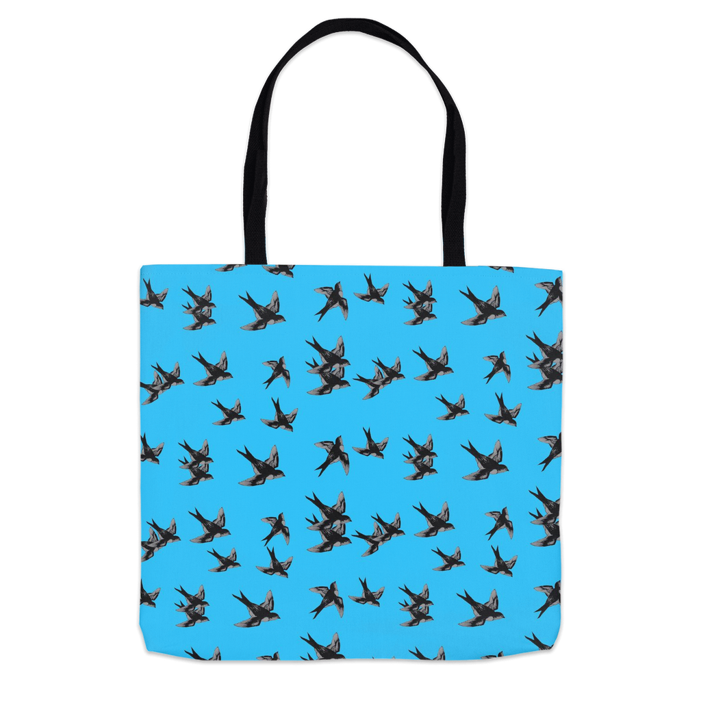 13x13 tote bag barn swallow pattern