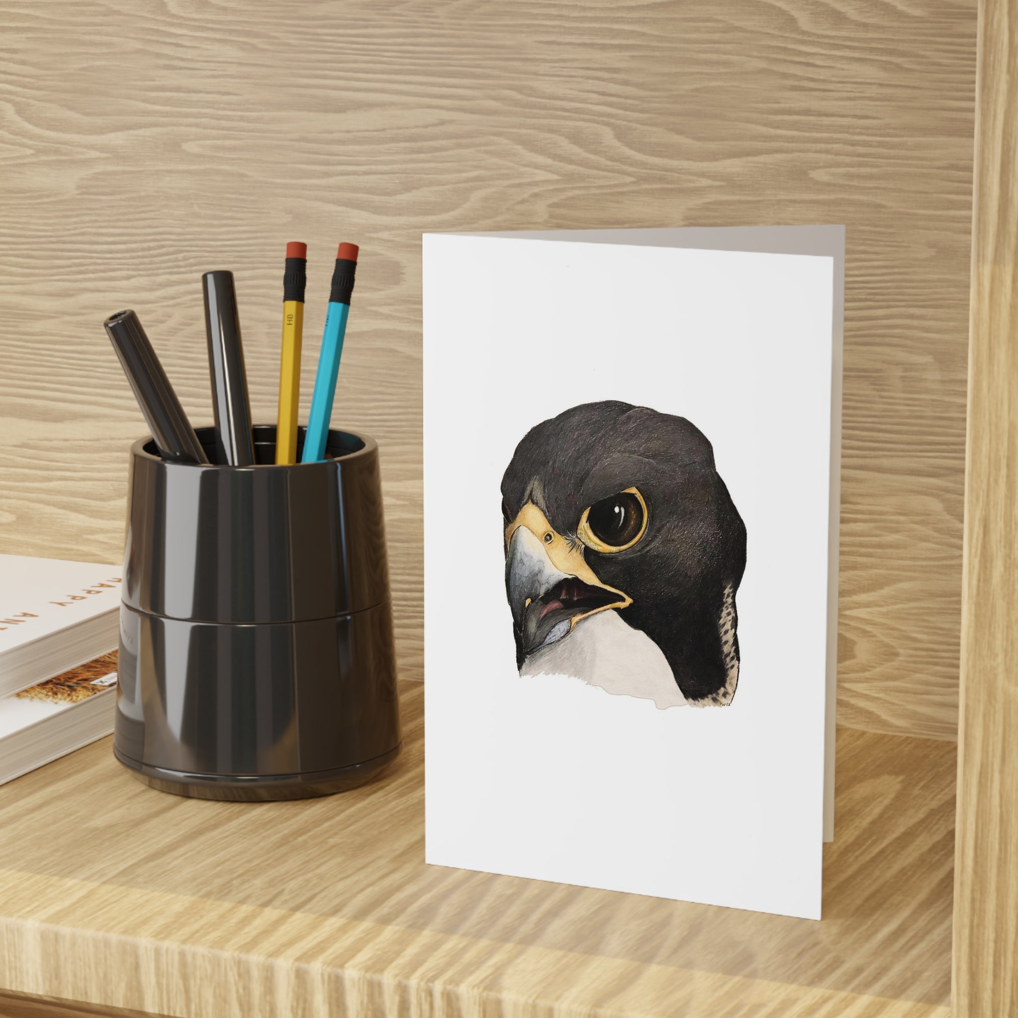 Greeting Cards (10-pcs) peregrine falcon1