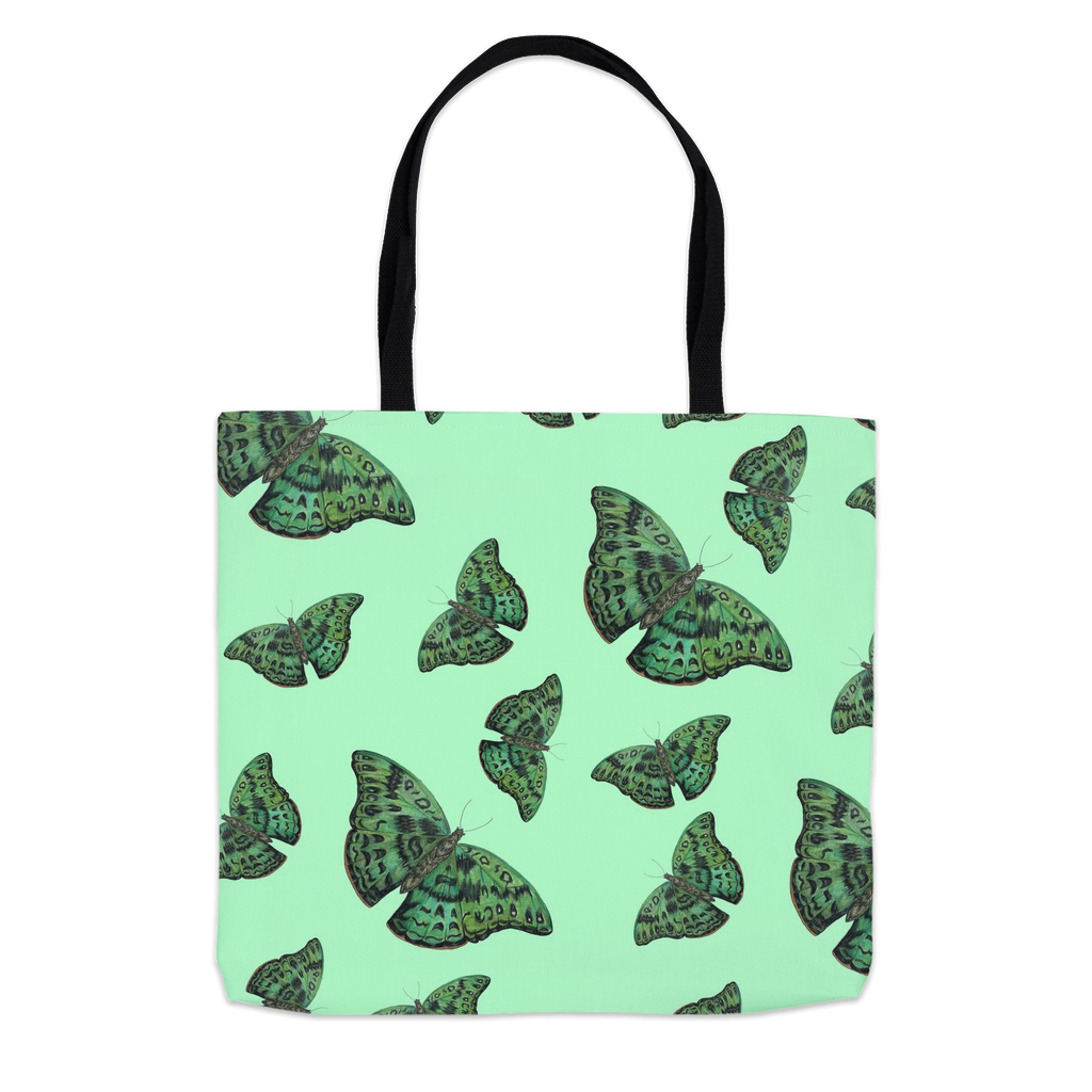 18x18 tote bag African Green butterfly pattern