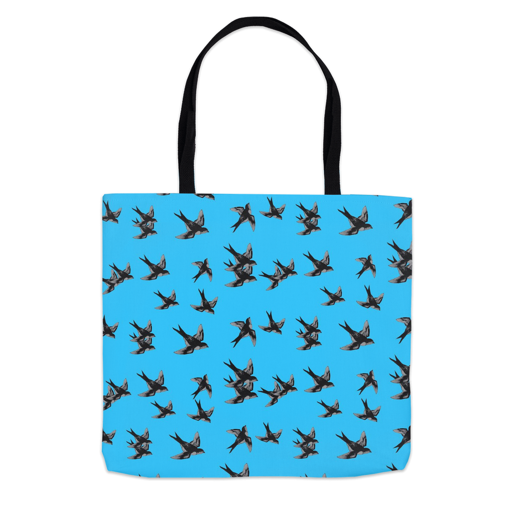 18x18 tote bag barn swallow pattern