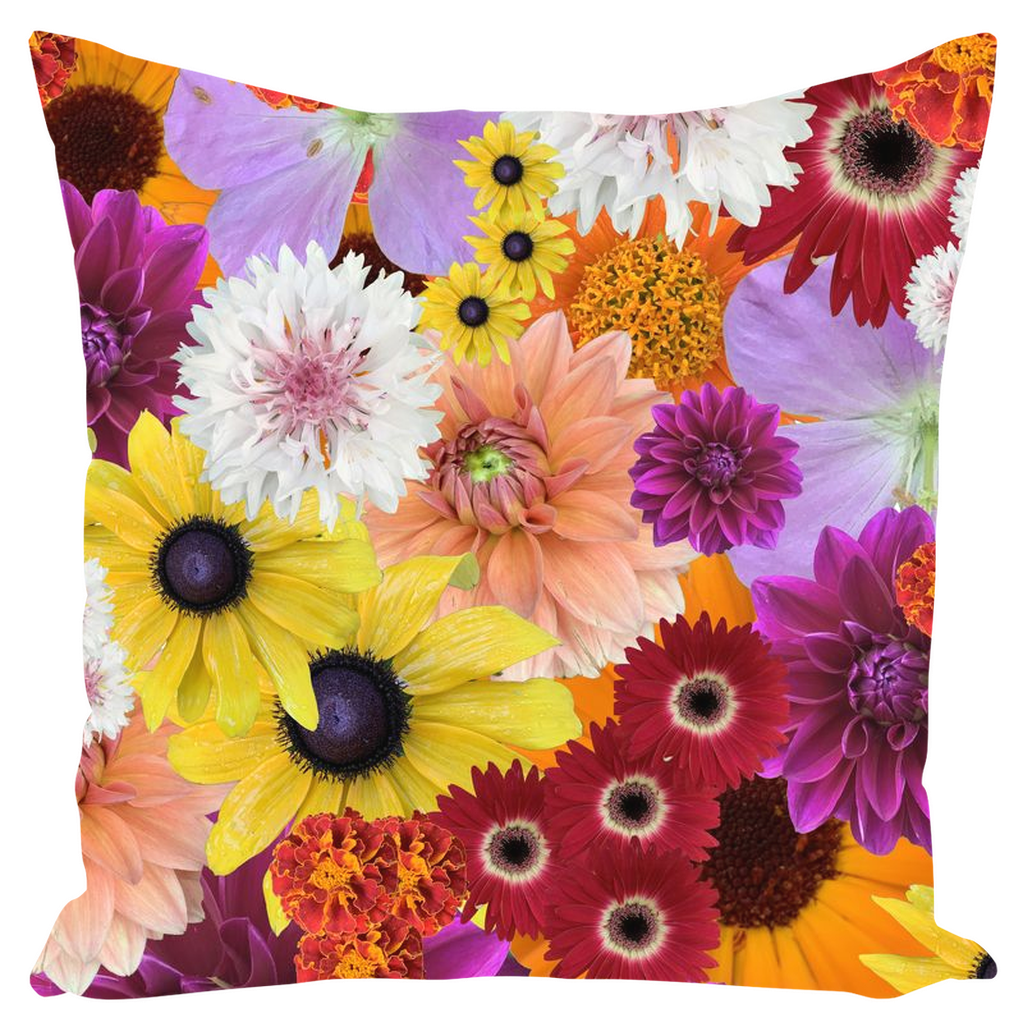 Throw Pillows flower fun 1