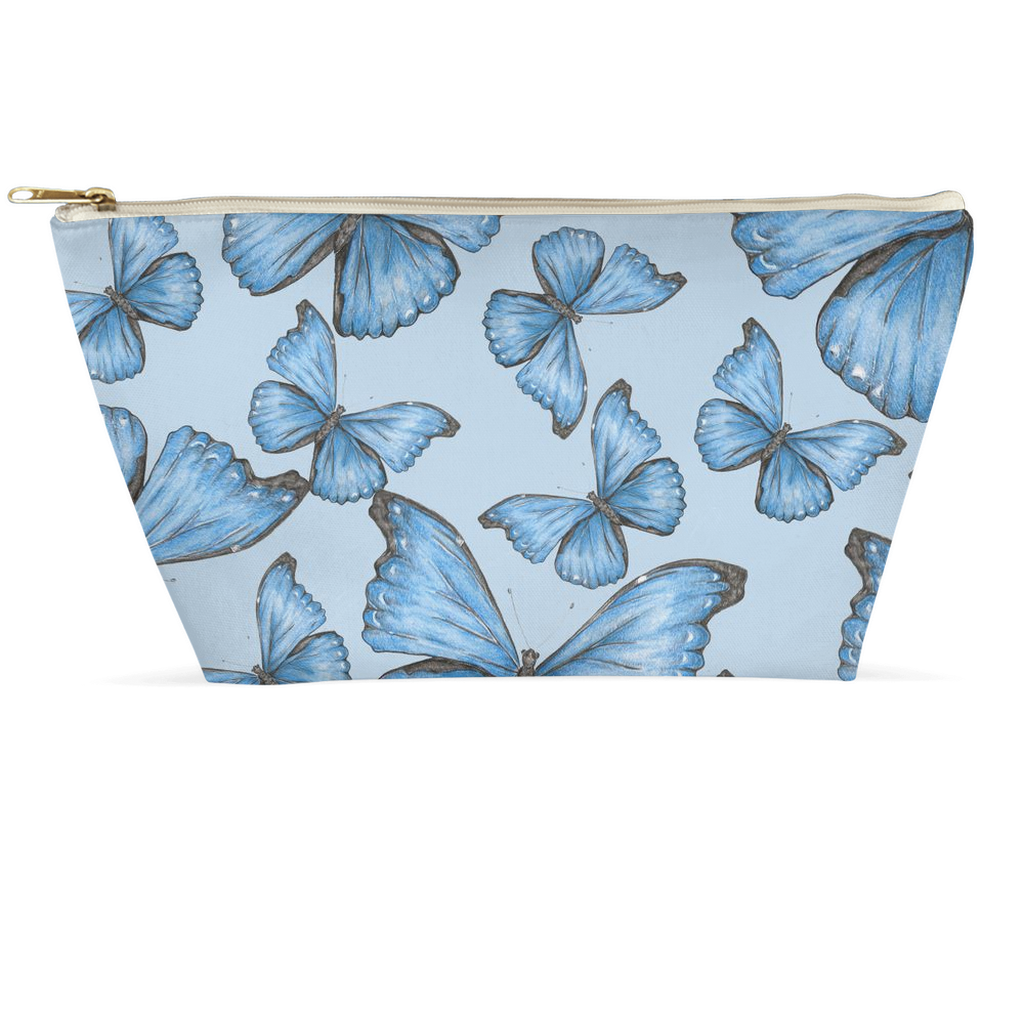 Accessory Pouch (multiple sizes) Cramer’s Blue Morpho Butterfly 1