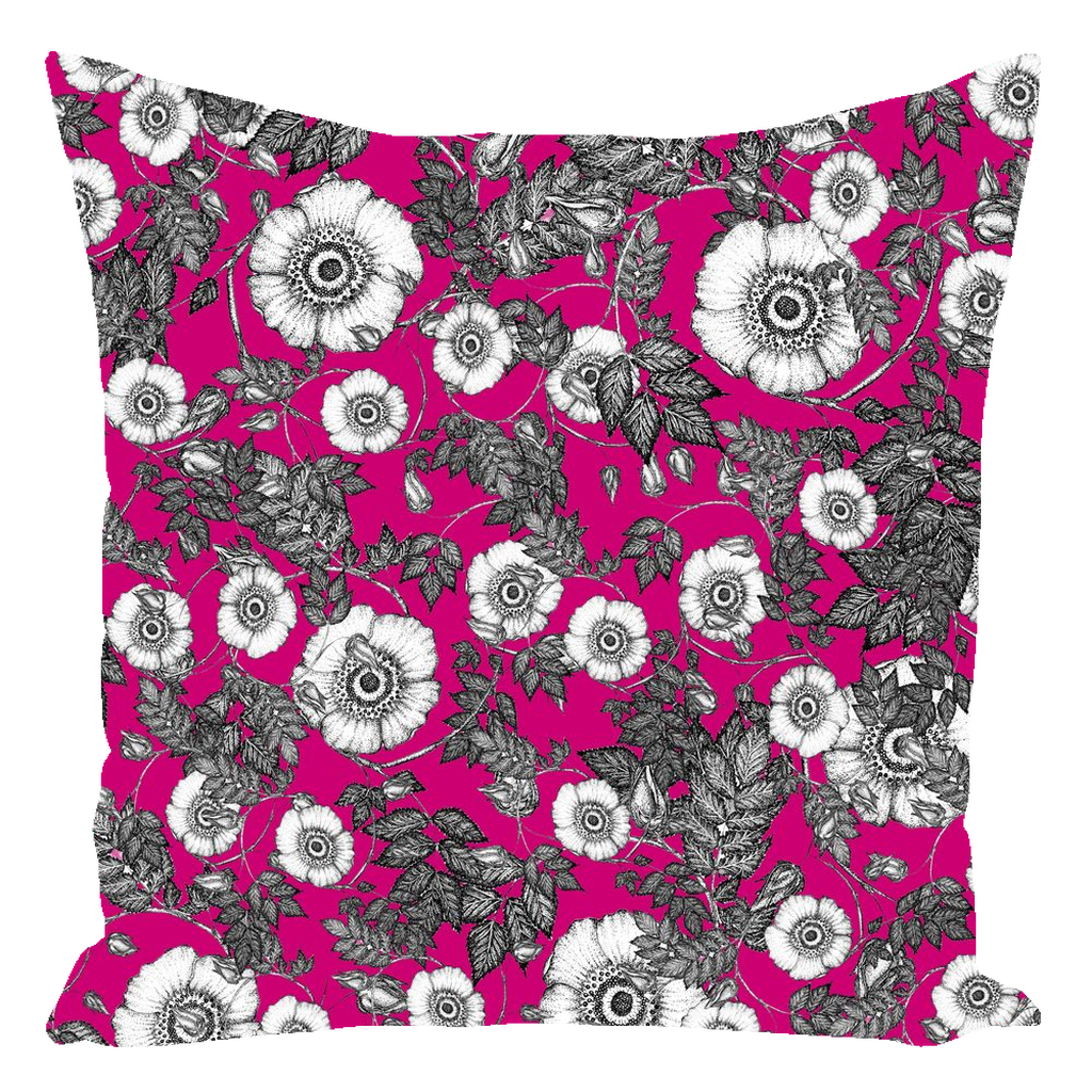 Throw Pillow (Multiple Sizes) Wild Rose 1