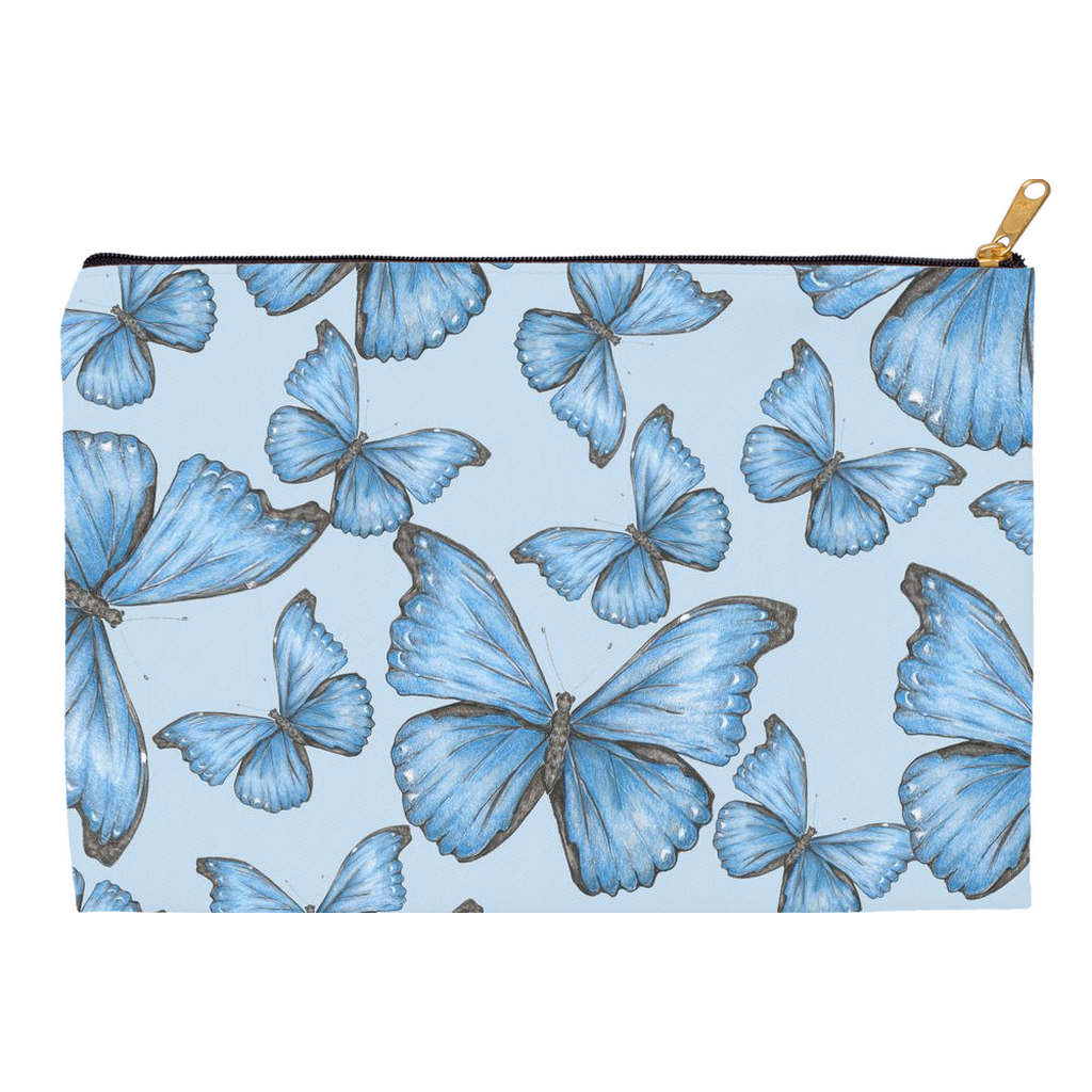 Accessory Pouch (multiple sizes) Cramer’s Blue Morpho Butterfly 1