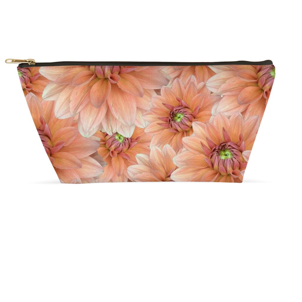 T bottom pink dahlia floral pattern