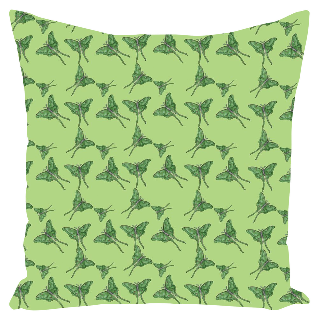 Throw Pillow (Multiple Sizes) Luna Moth 1