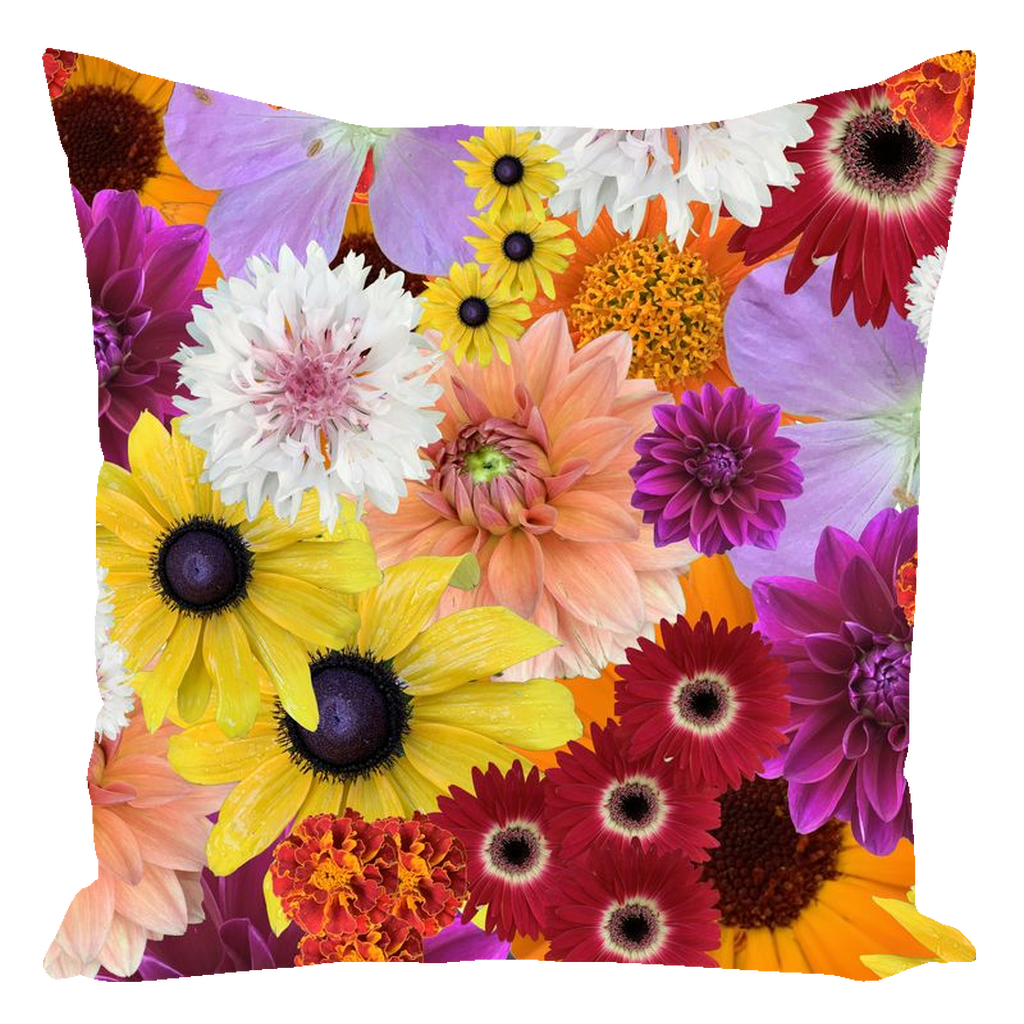 Throw Pillows flower fun 1