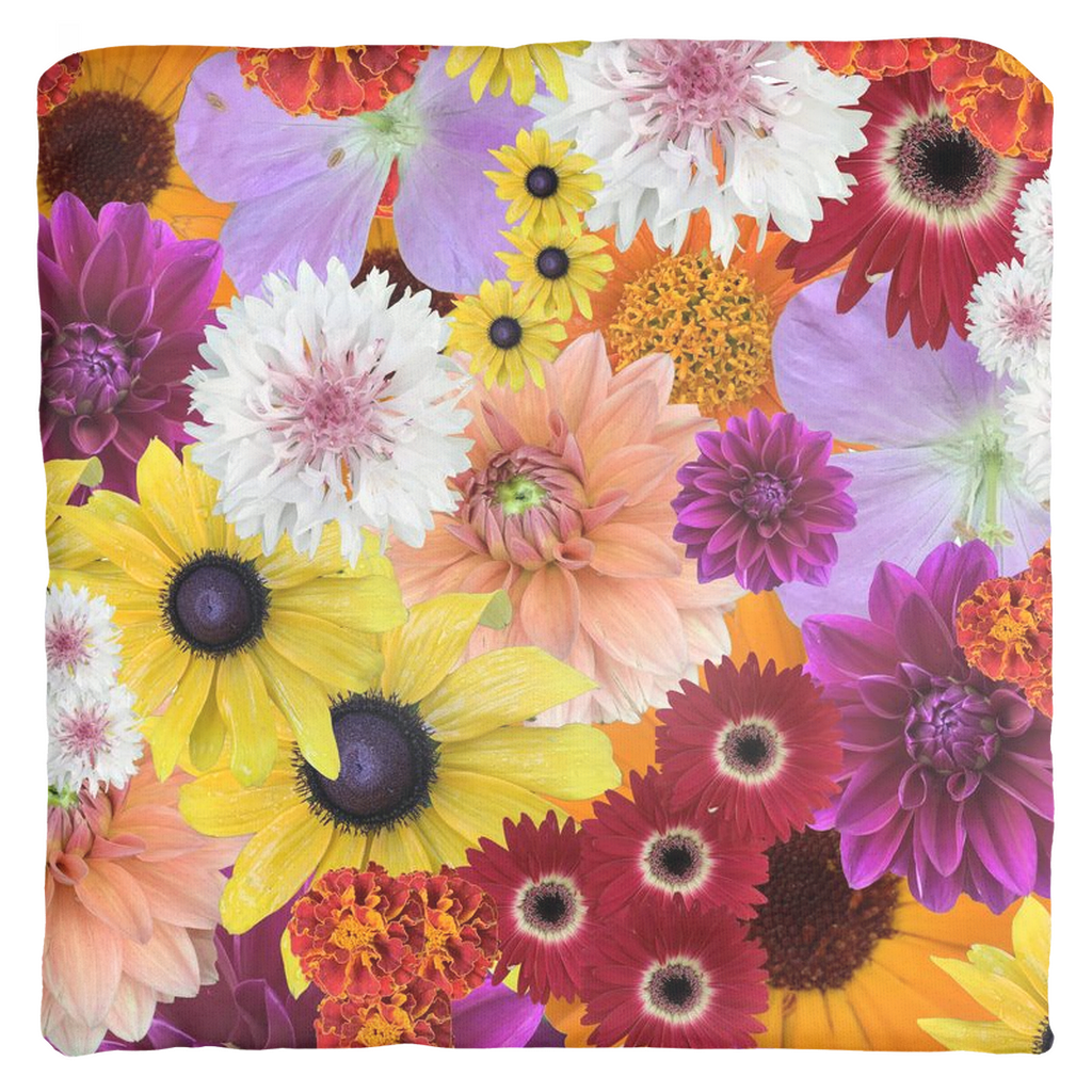 Throw Pillows flower fun 1