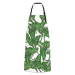 Apron with two pockets luna moth pattern