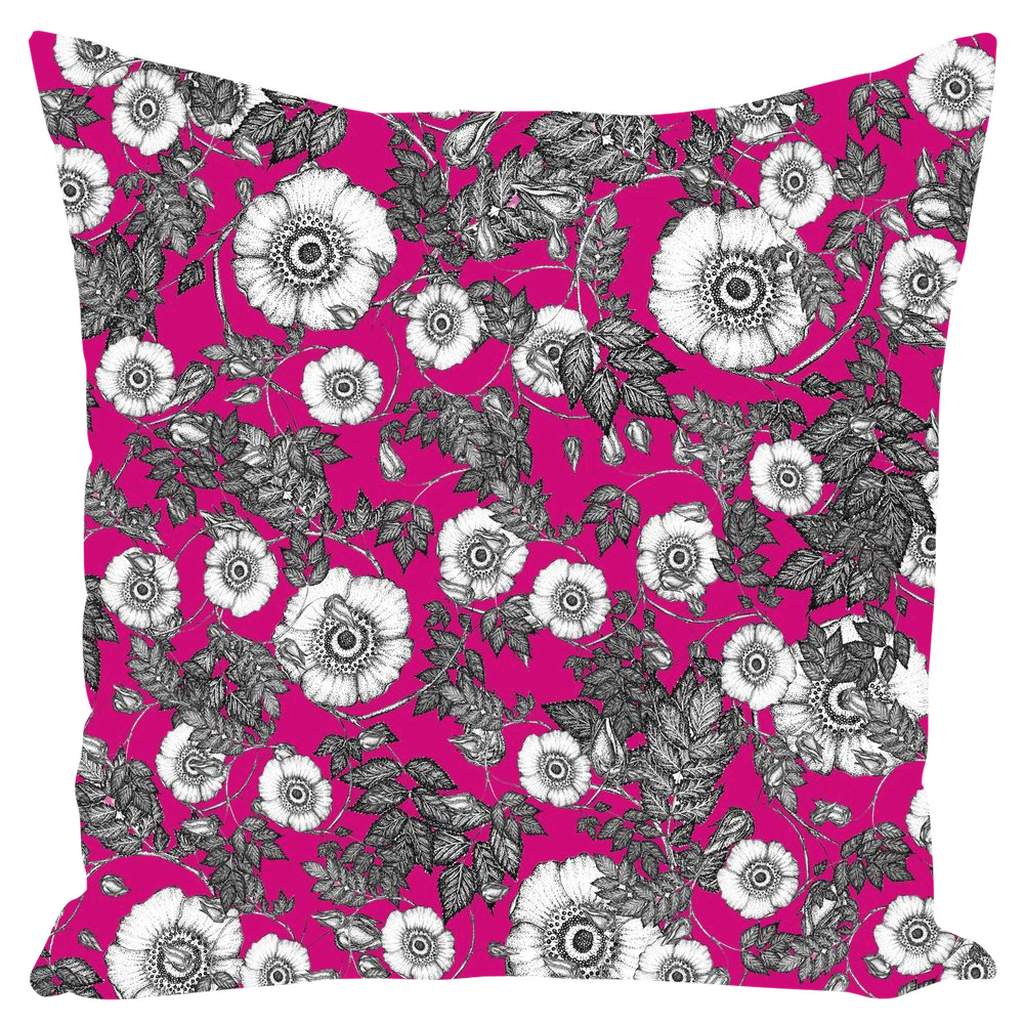 Throw Pillow (Multiple Sizes) Wild Rose 1