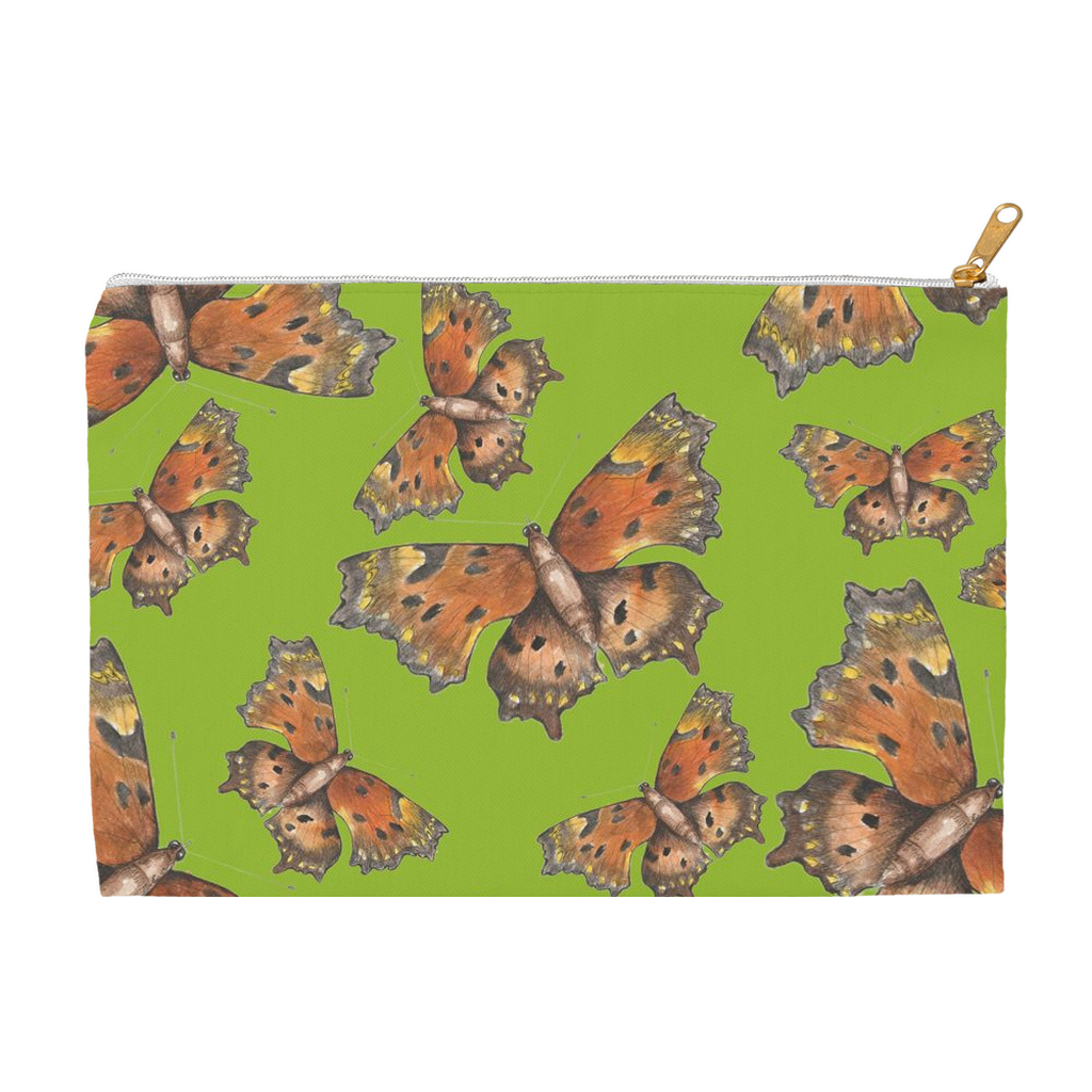 Accessory Pouch (multiple sizes) Green Coma butterfly 1