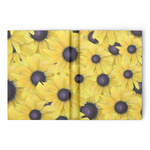 Hardcover journal 160 pages ruled or blank rudbeckia pattern