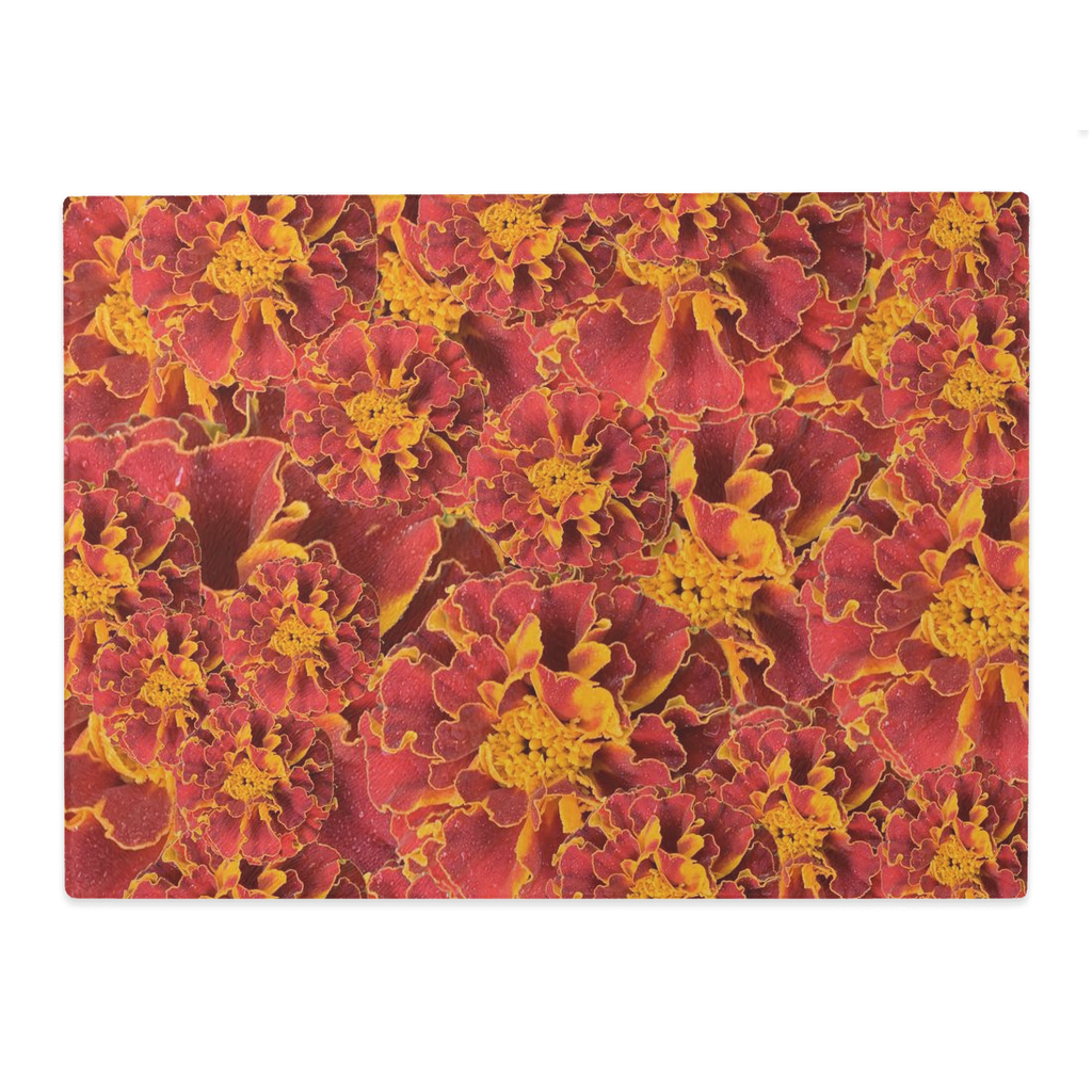 Glass Cutting Board (11x15) Marigold 1