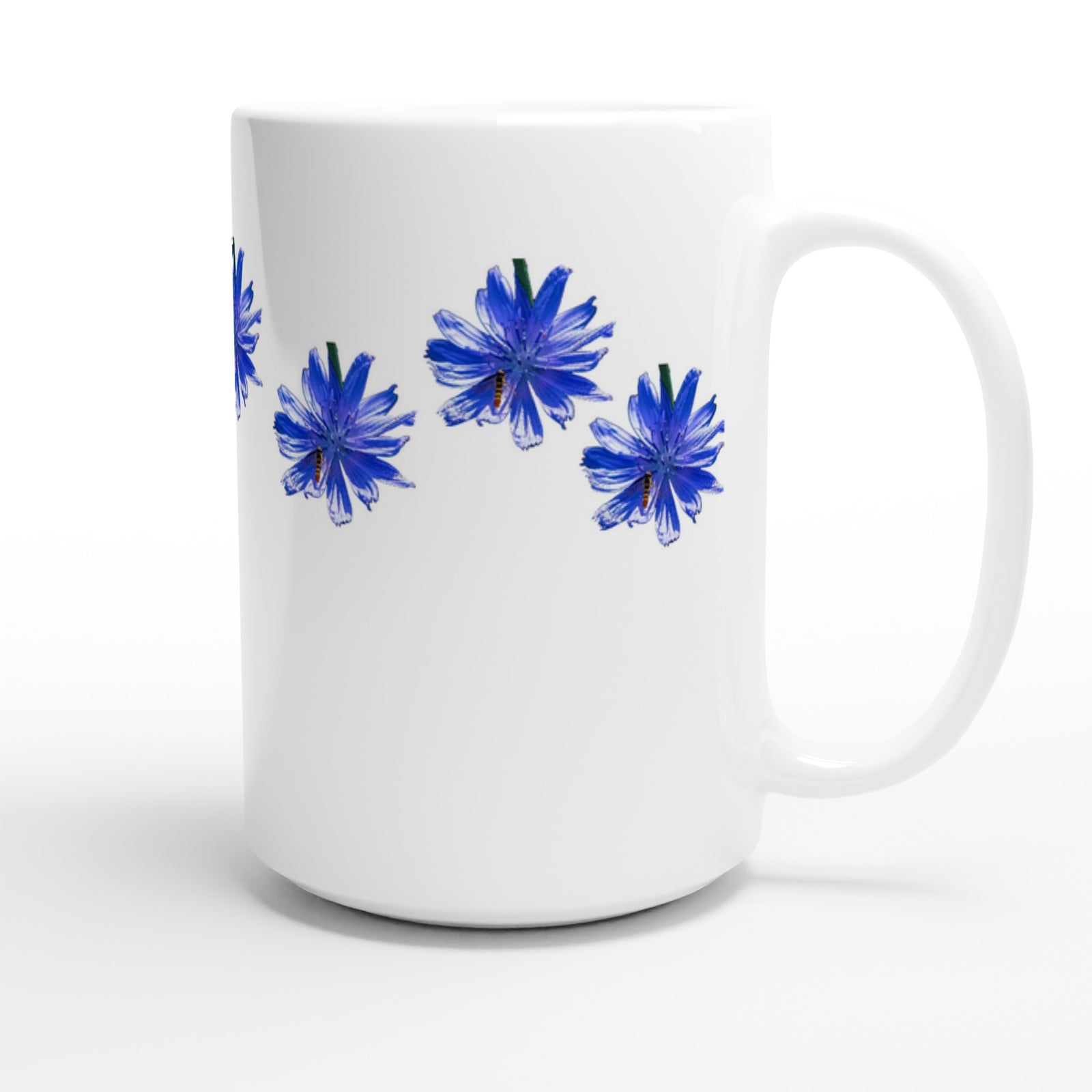 Ceramic Mug (15oz) Blue Chicory 1