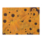 Glass Cutting Board (11x15) Calendula