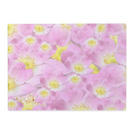 Glass Cutting Board (11x15) Wild Rose 2