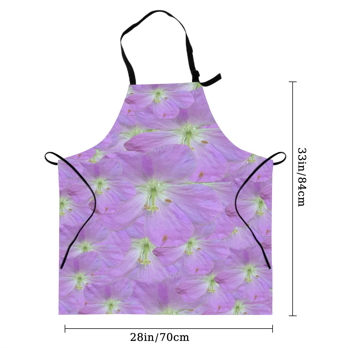 Apron (with pockets) wild geranium 1