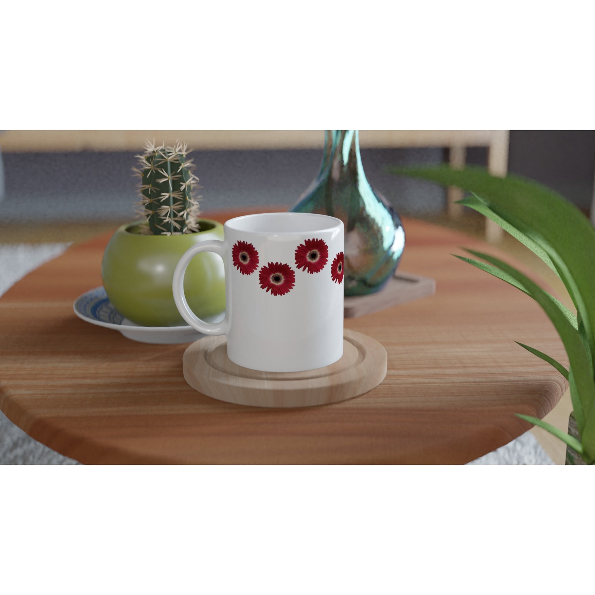 Ceramic Mug (11oz) Gerbera Daisy 1