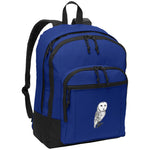 Blue poly canvas pack pack barn owl