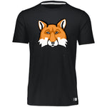 Black Men’s poly blend tee red fox 