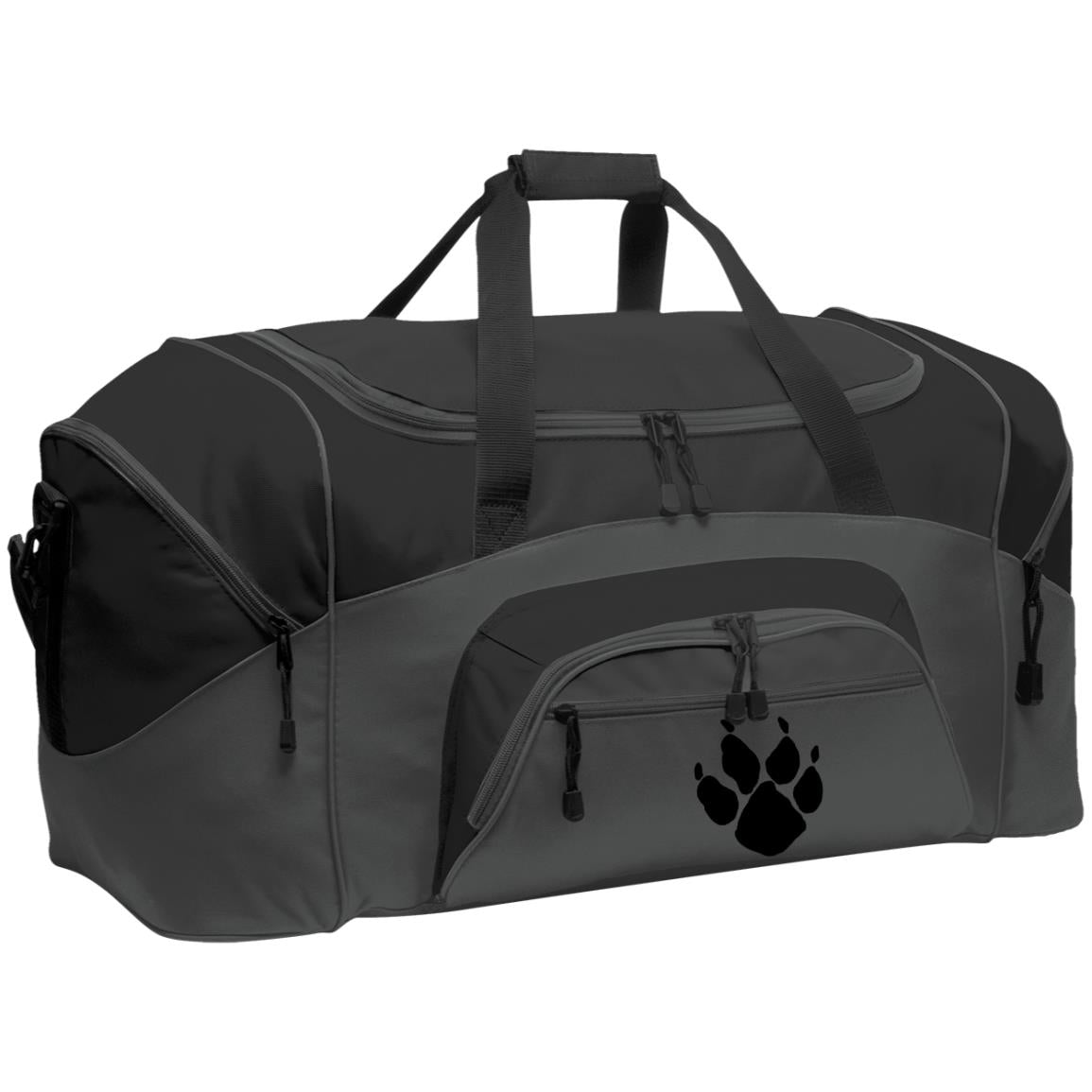 Duffel Bag (Large) Red Fox Paw 1