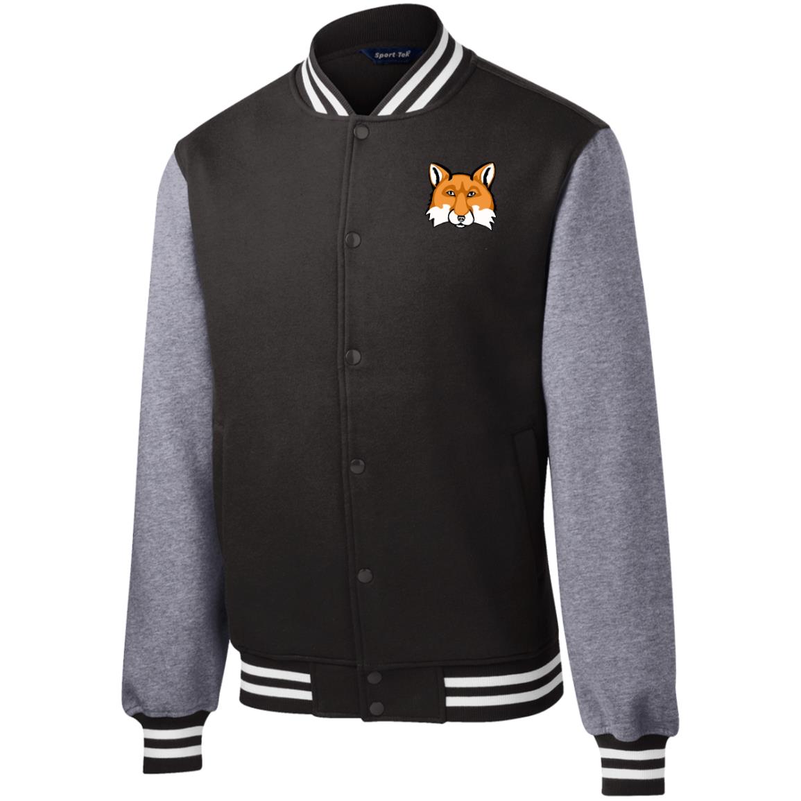 Men's Fleece Letterman Jacket (Multiple sizes/Colours) Red Fox 1