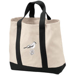 Cotton Canvas market tote american goldfinch