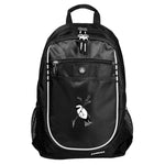 Black sport backpackblack capped chickadee