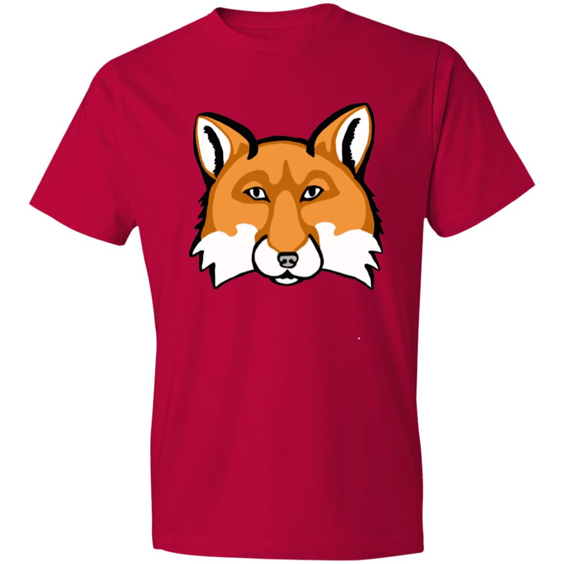 Red Light weight combed cotton mens tee red fox