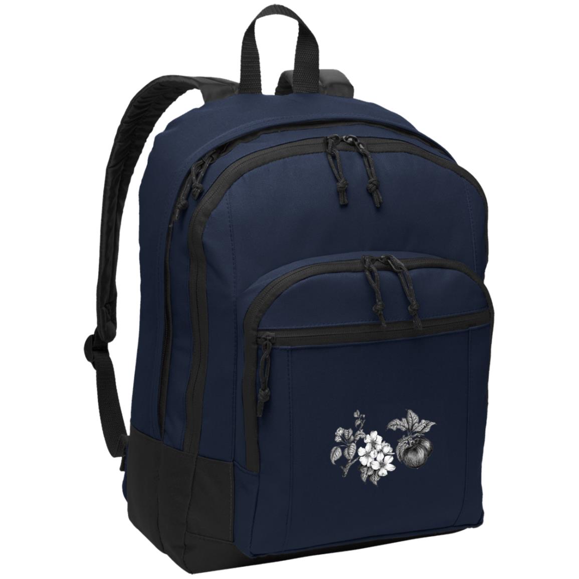 Navy poly canvas pack pack apple blossom