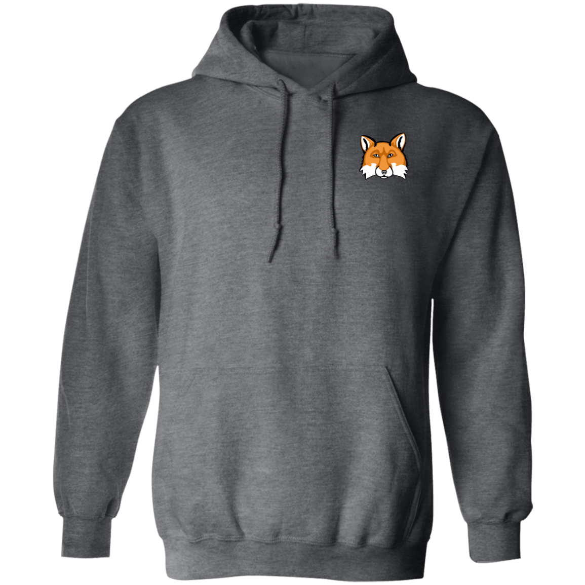 Men's Pullover Hoodie (Multiple Sizes/ Colours) Red Fox 1