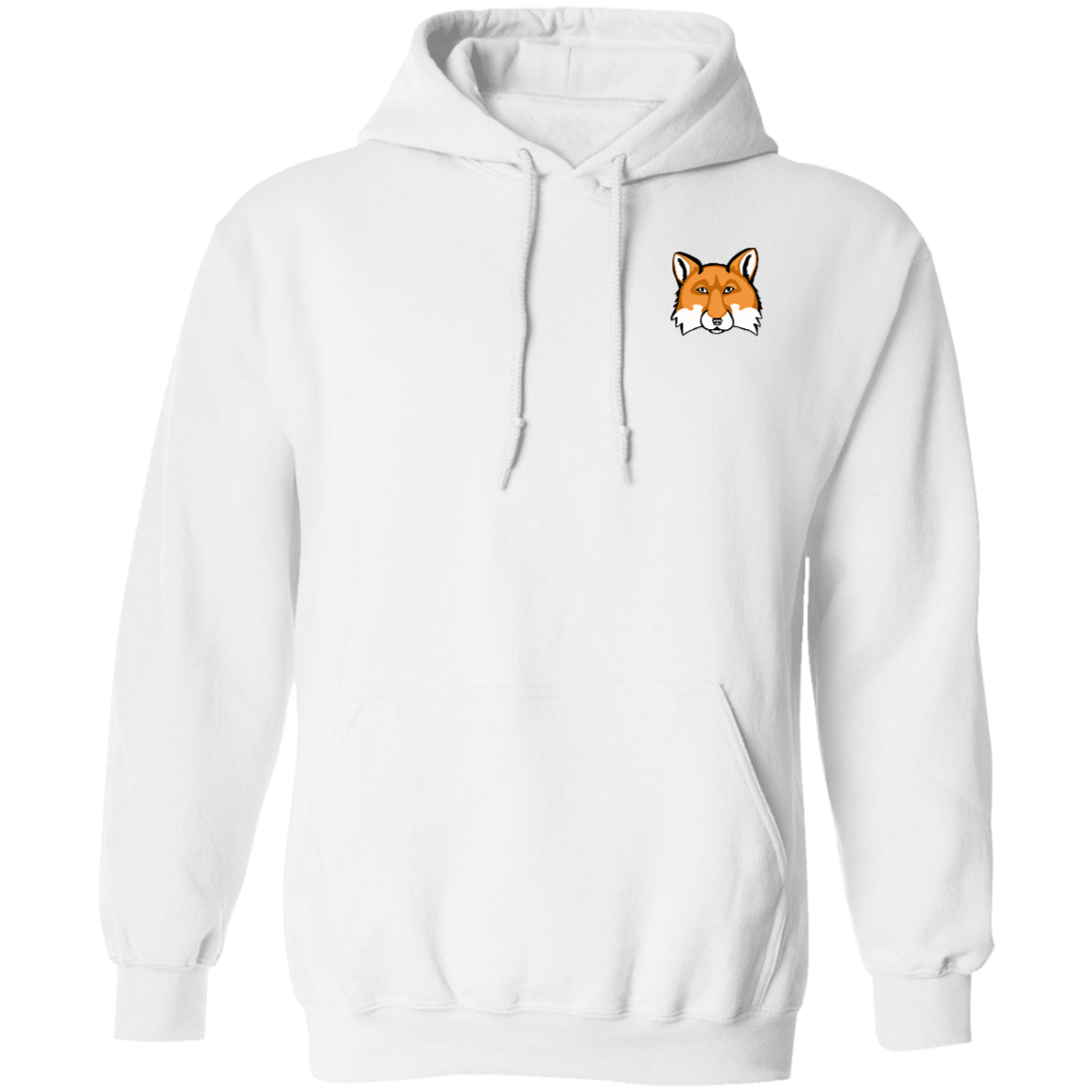 Men's Pullover Hoodie (Multiple Sizes/ Colours) Red Fox 1