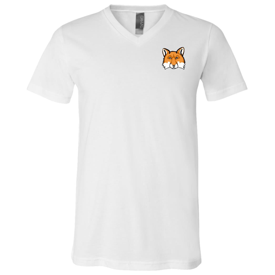 Unisex Jersey V-Neck T-Shirt (Multiple sizes/Colours) Red Fox 1