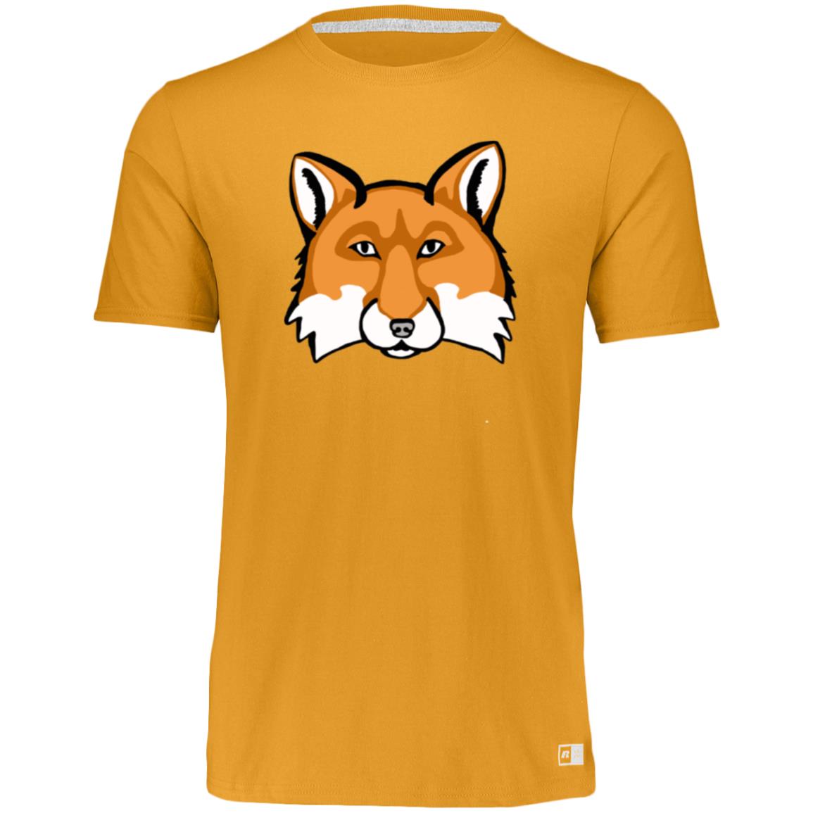 Gold Men’s poly blend tee red fox