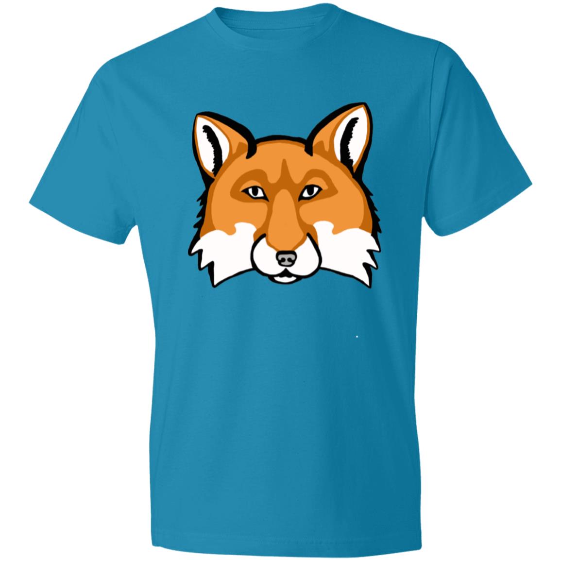 Aqua Light weight combed cotton mens tee red fox