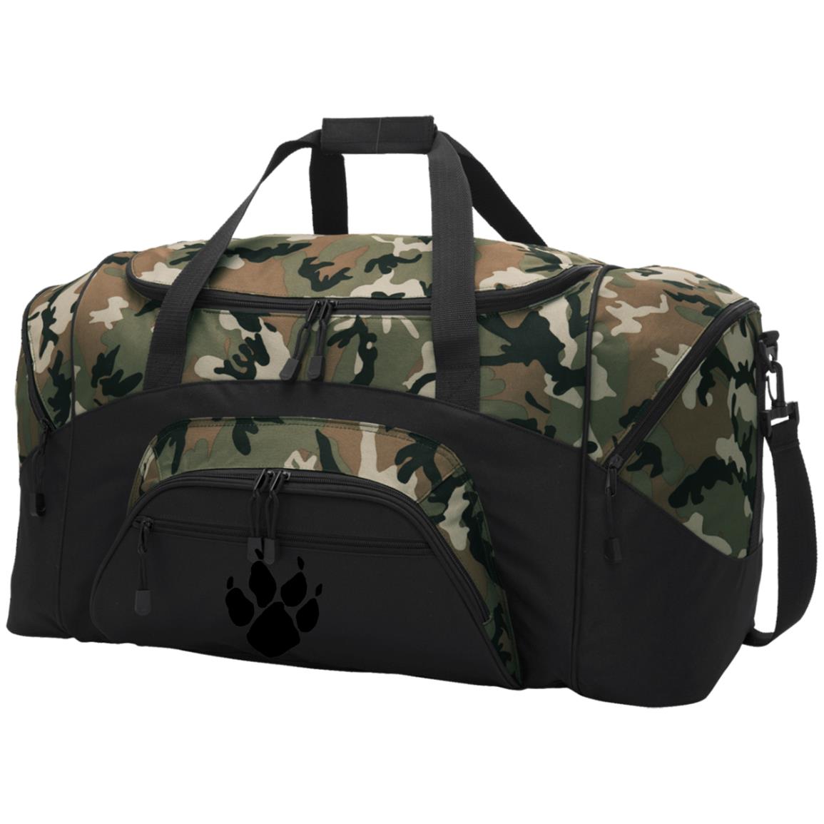 Duffel Bag (Large) Red Fox Paw 1