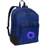 Blue poly canvas back pack blue cornflower