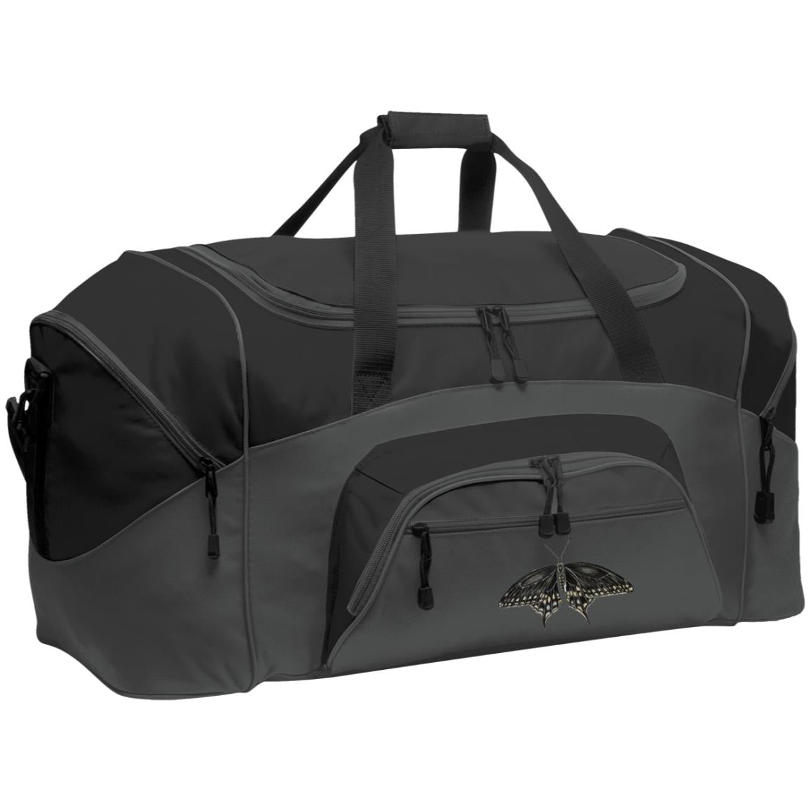 Duffel Bag (Large) Black Swallowtail 1