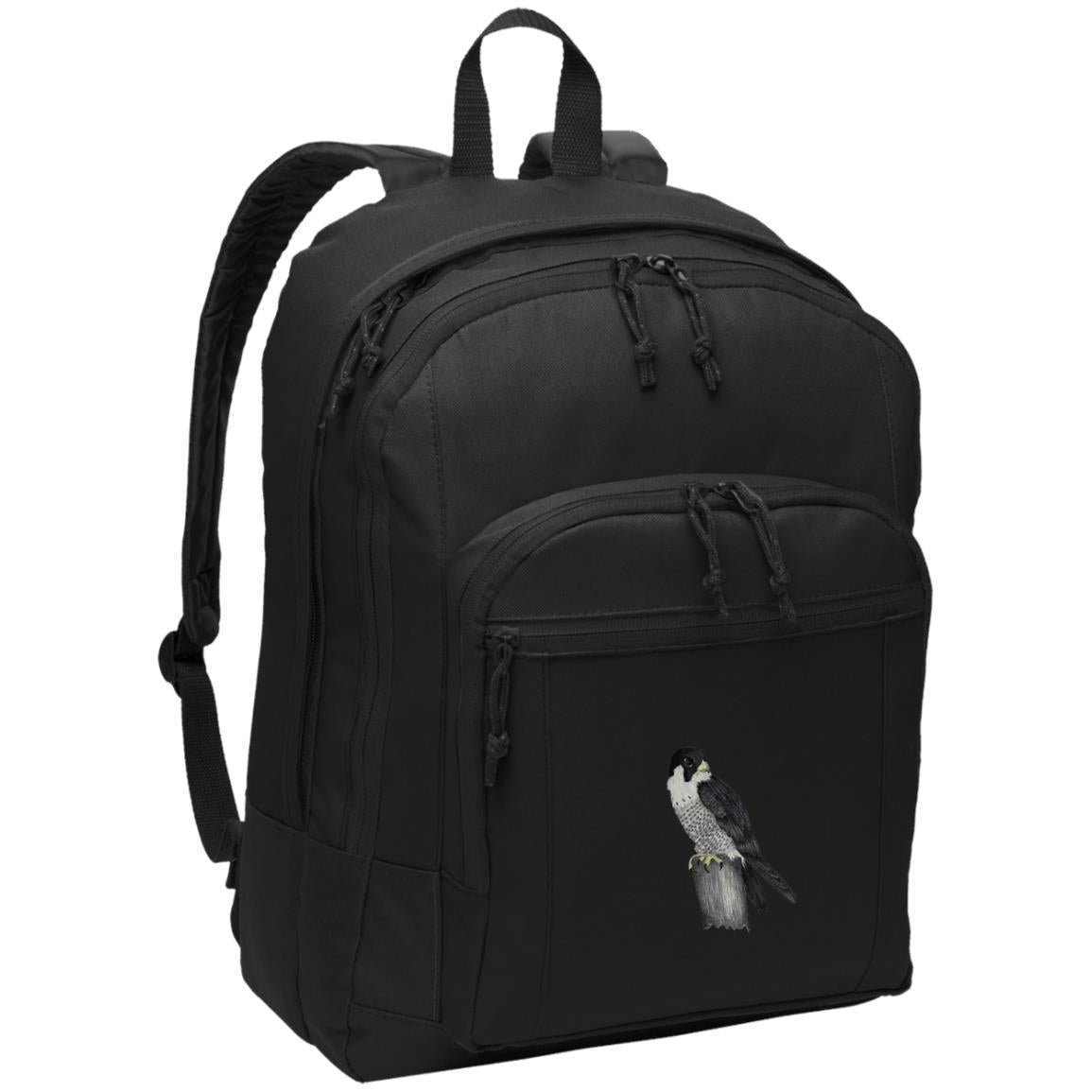 Black poly canvas back pack peregrine falcon