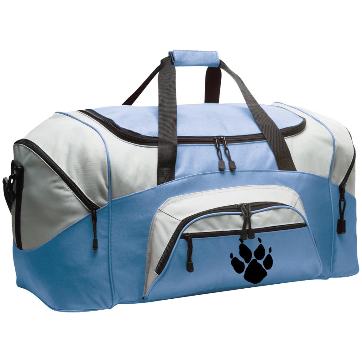 Duffel Bag (Large) Red Fox Paw 1