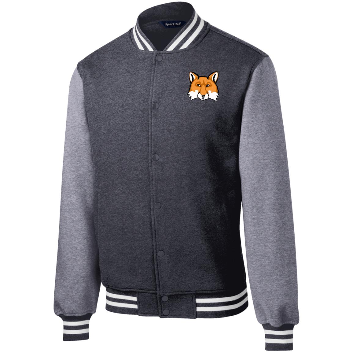 Men's Fleece Letterman Jacket (Multiple sizes/Colours) Red Fox 1