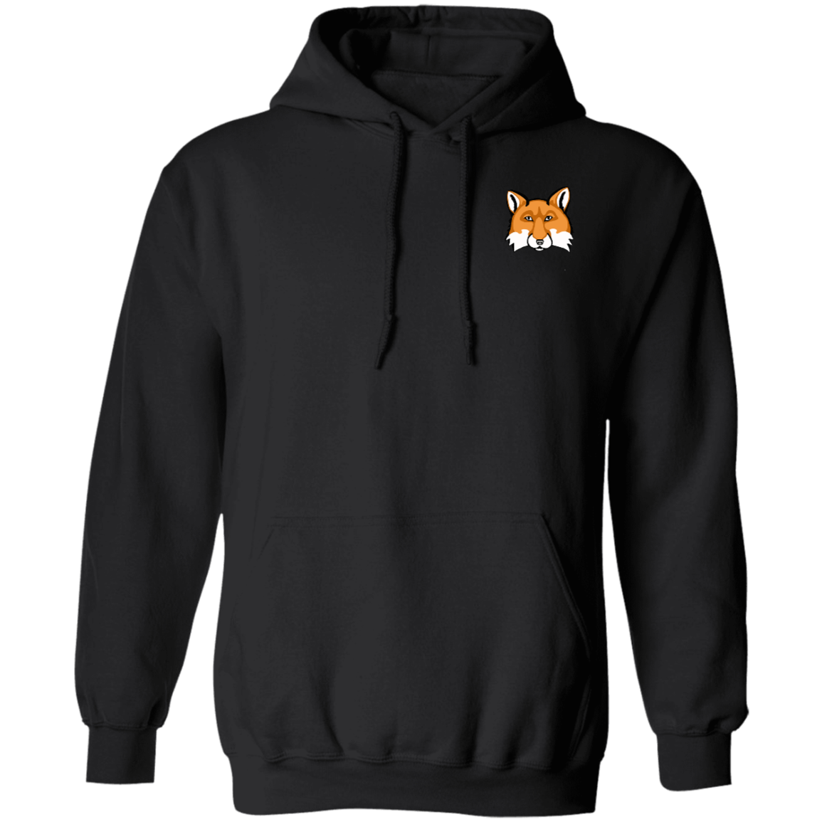 Men's Pullover Hoodie (Multiple Sizes/ Colours) Red Fox 1