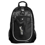 Black sport backpack peregrine falcon