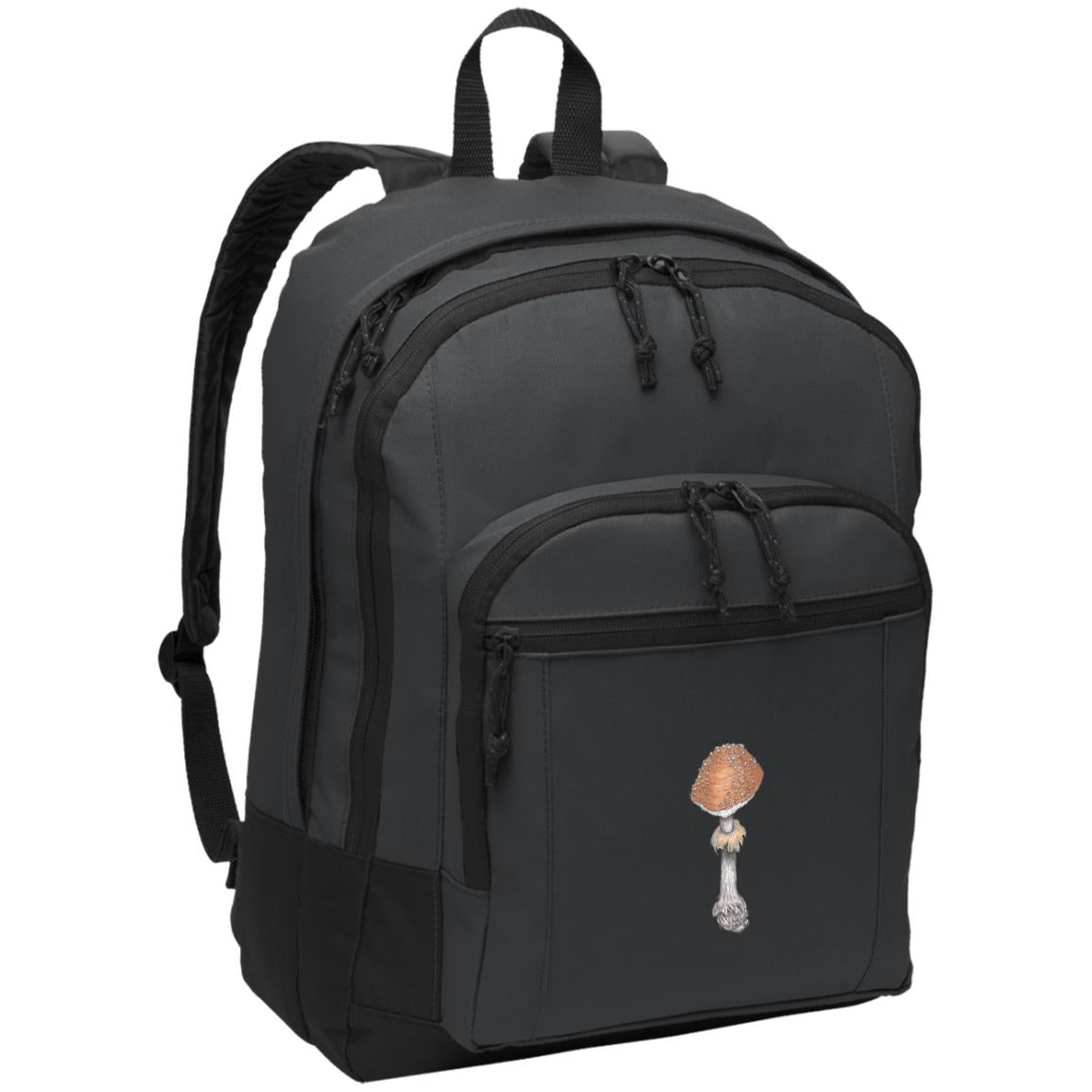 Grey poly daypack with warty deathcap image