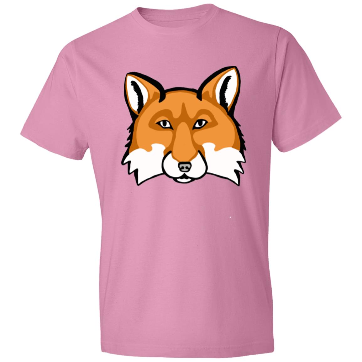 Pink Light weight combed cotton mens tee red fox