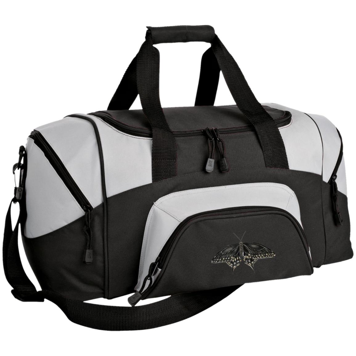 Duffel Bag (Small) Black Swallowtail  Butterfly 1