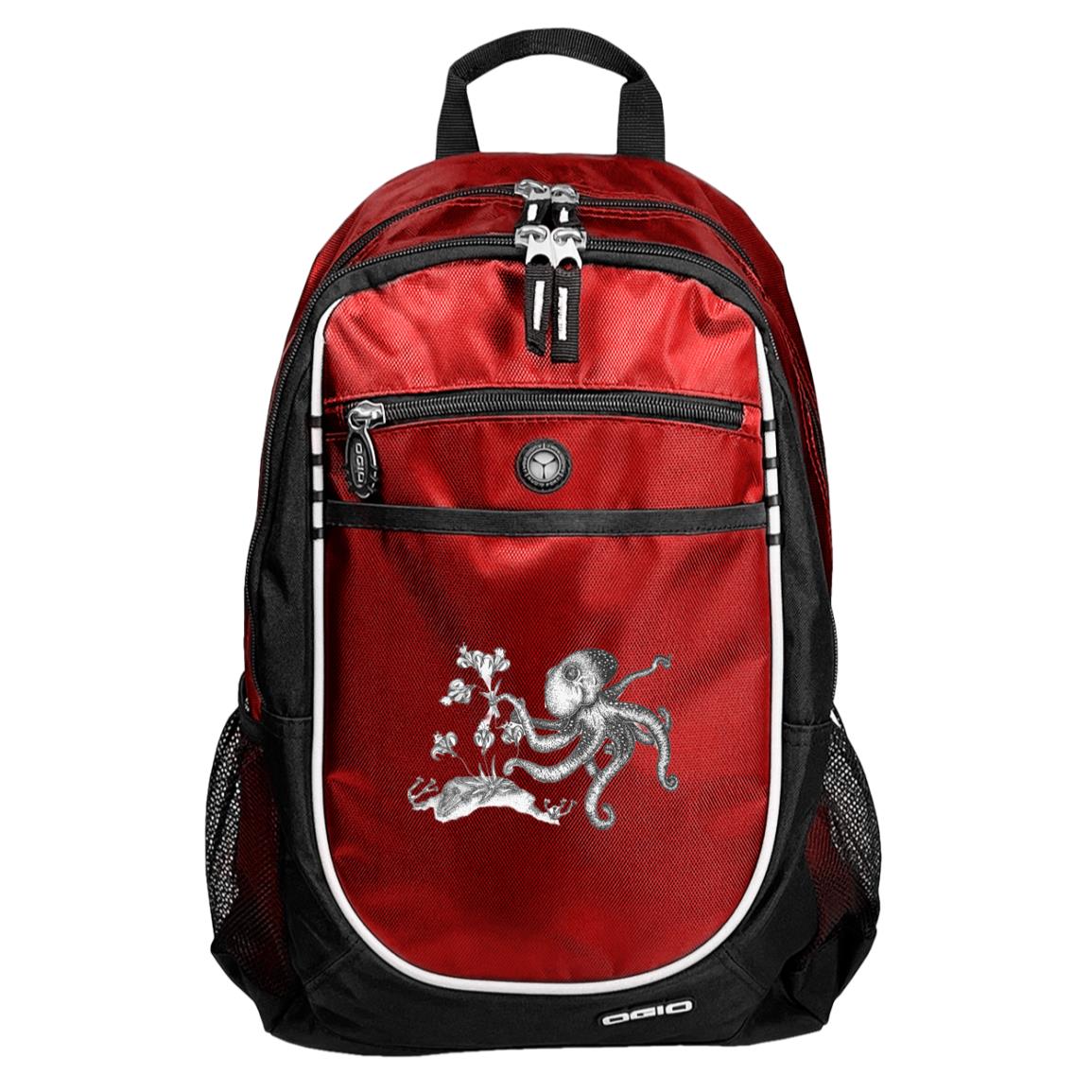 Red sport backpack hannahs octopus