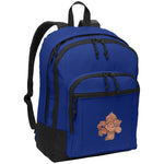 Blue poly canvas back pack earth star fungus