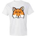 White Light weight combed cotton mens tee red fox