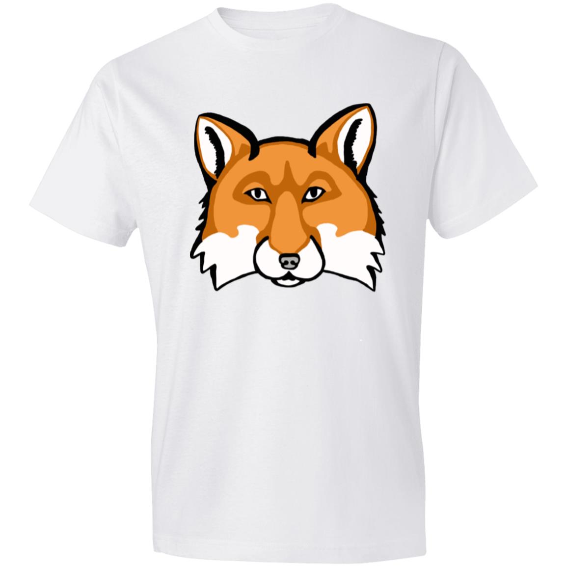 White Light weight combed cotton mens tee red fox